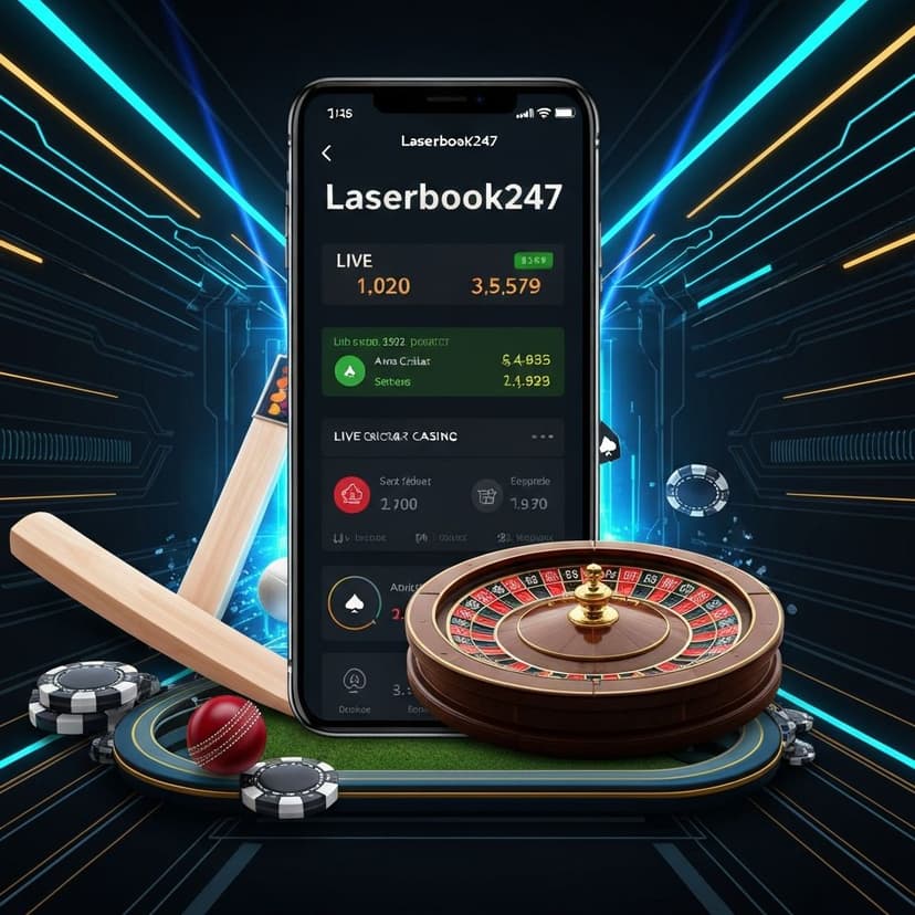 Laserbook247 - Laser 247 ID betting platform with 500+ games and 10% bonus